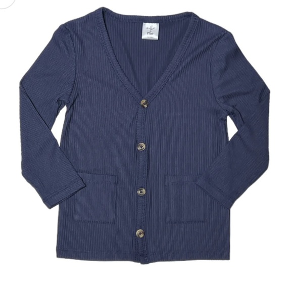 Millie + Roo Ribbed Cardigan - Picture 6 of 6